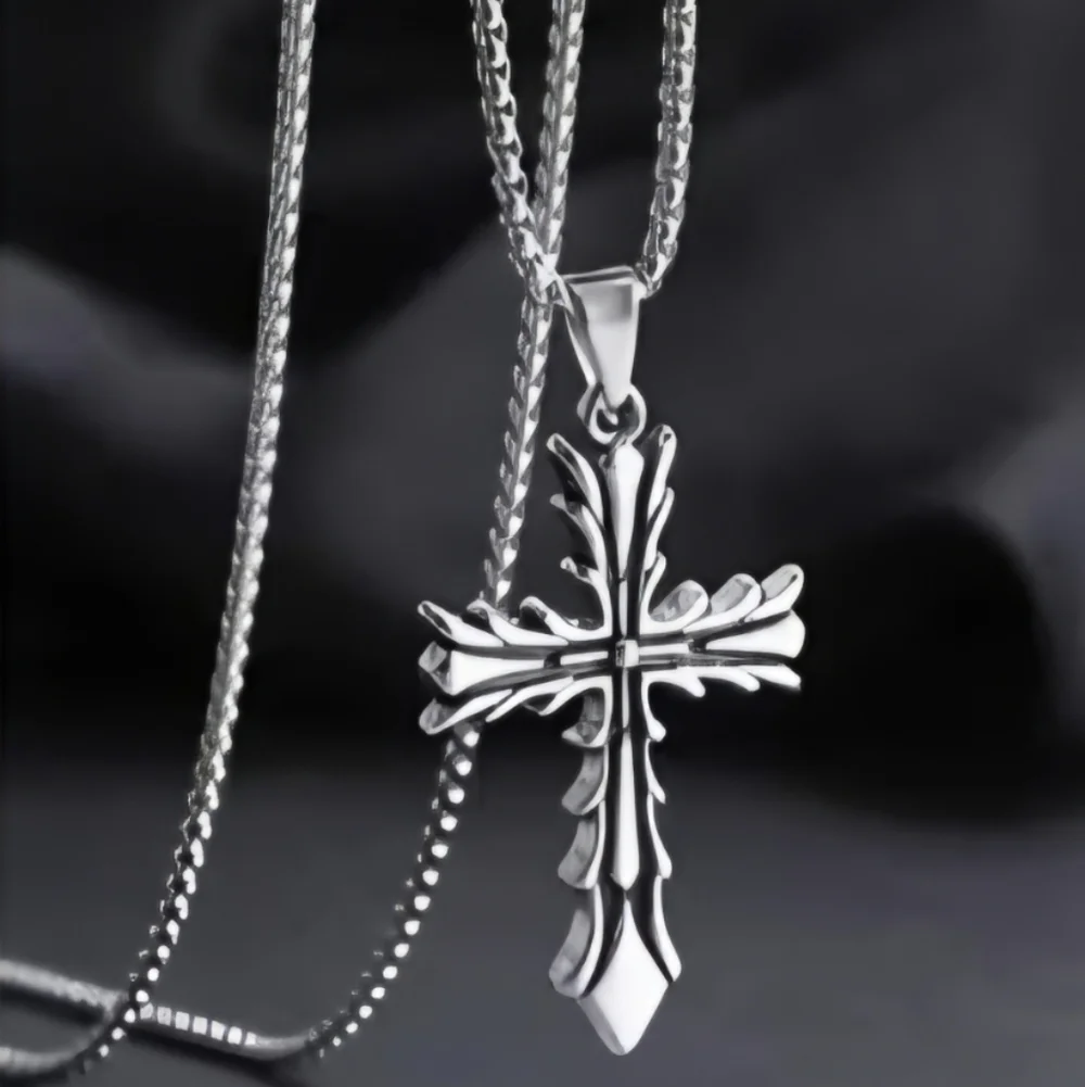 Cross Pendant Chain Necklace